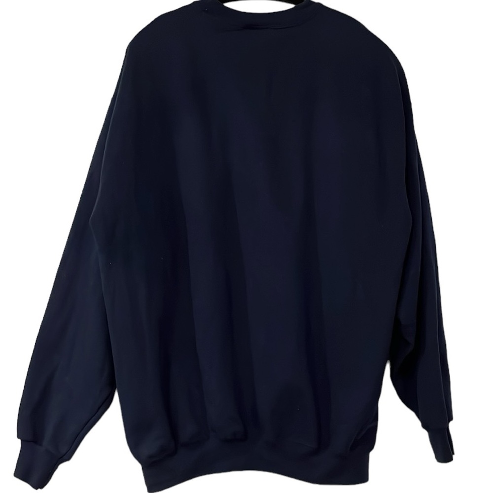 VINTAGE C PORT AND COMPANY UNITED STATES NAVY GRAPHIC SWEATSHIRT NAVY BLU SIZE L - Picture 4 of 11